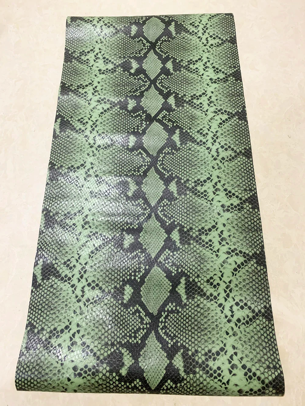 30x60cm Embossed Python Head Leather Cowhide Embossed Leather Handmade DIY Leather Handmade Leather Fabric Various Colors