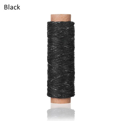 30m/roll Waxed Thread Cotton Cord String Strap Hand Stitching Thread for Leather Handicraft Tool Material Accessories
