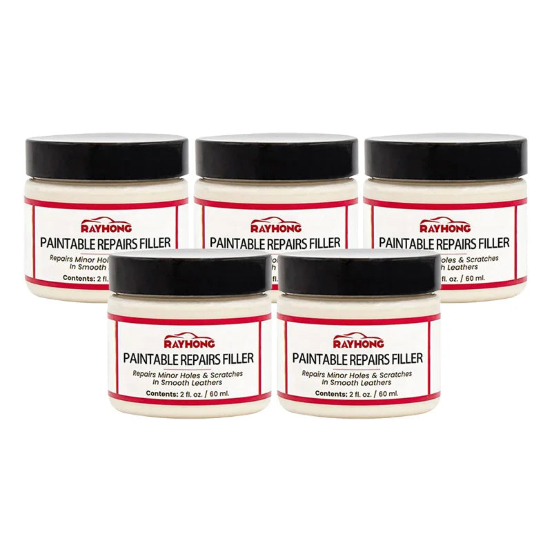 Leather restoring paste 60ml Natural Leather Filler Repair Compound Leather Restoration Cream For Tears Crack Burns Holes Filler