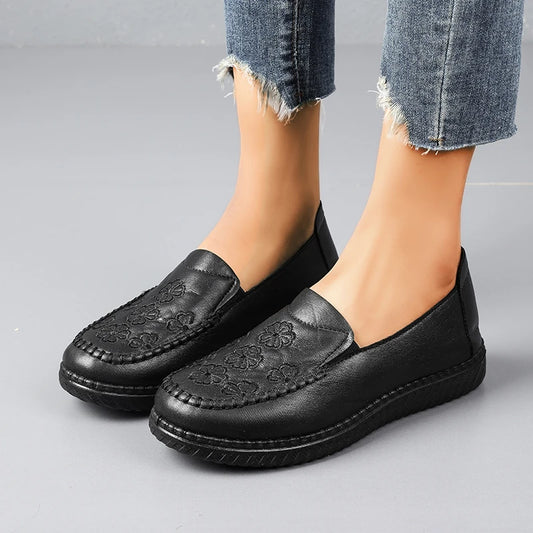 Women's Shoes Leather-Printed One-Piece Waterproof Lazy Shoes Women's Summer Shoes Cheap Shoes Clearance Free Shipping