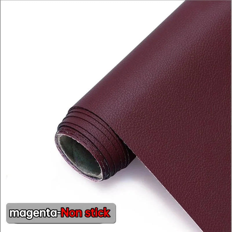 Non-stick  Faux Leather Fabric Soft Synthetic PU Fabric Material DIY Crafts Leather Sofa Upholstery Renovation 50/100/200*160cm