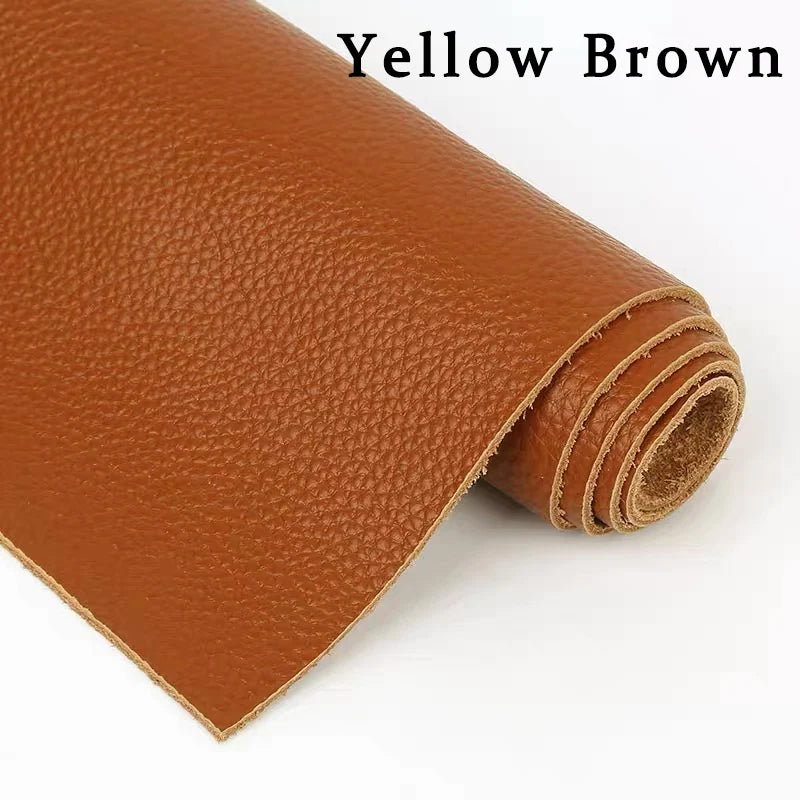 Genuine leather, top layer cowhide, brown leather fabric, imported leather, whole coffee sofa, bedside soft bag, leather