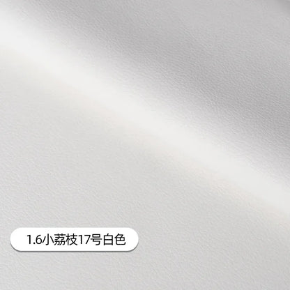 Litchi Pattern Leather Fabric Upholstery Per Meter for Car Interior Bag Chairs Diy Sewing Waterproof Wearable Soft Cloth Plain