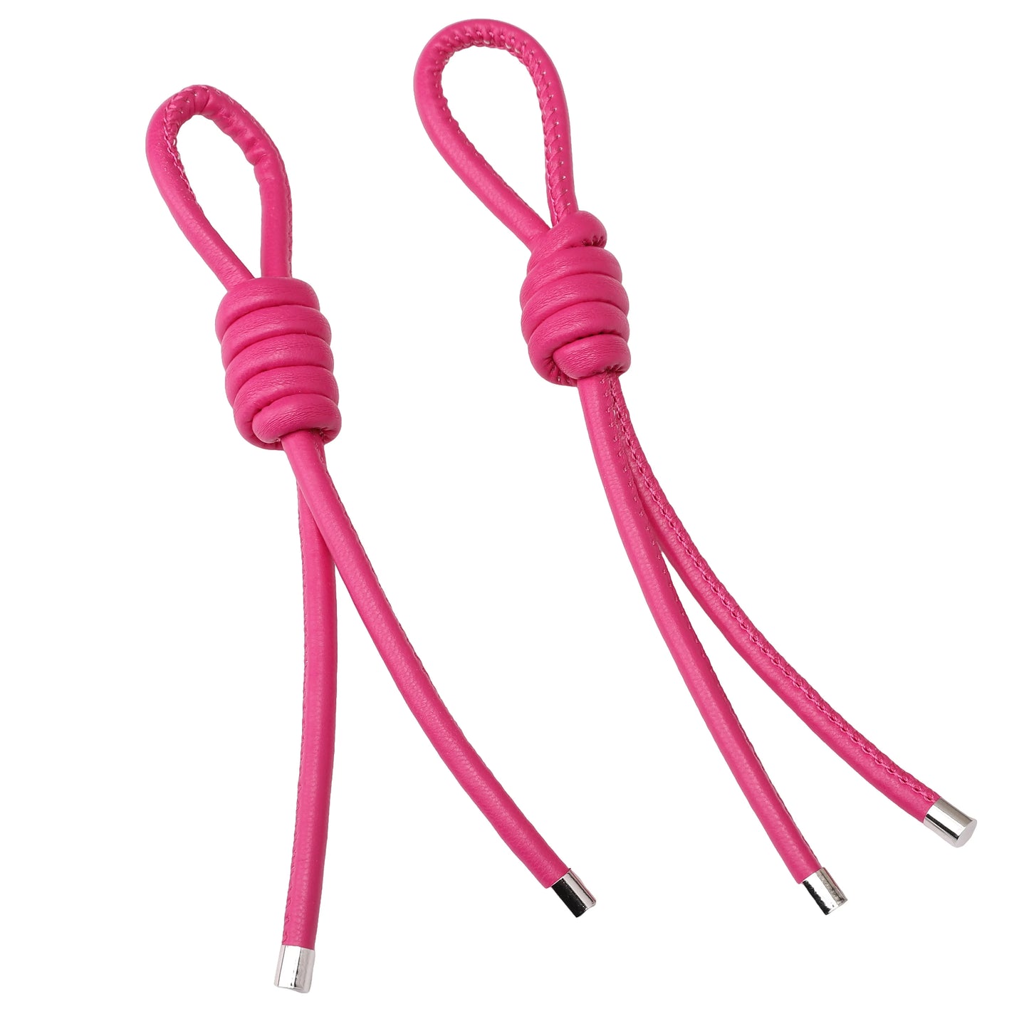 1 Stripe/Bag PU Leather Knotting Rope 18cm Colorful Woven Thread Pendants Handmade DIY Making Keychain Phone Chain Accessories