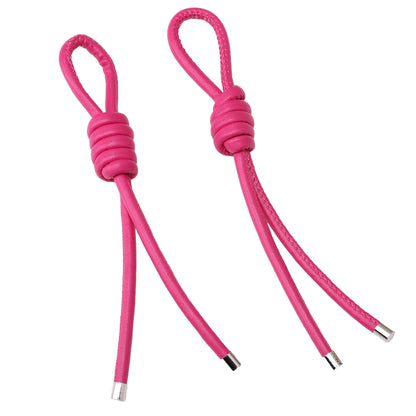1 Stripe/Bag PU Leather Knotting Rope 18cm Colorful Woven Thread Pendants Handmade DIY Making Keychain Phone Chain Accessories