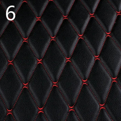 100x158cm Faux Leather Fabric Foam Quilted Padded for Car Interior Seat Cover Sofa Cushion Wear Resistant DIY
