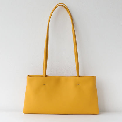 Women's Bag 2026 Summer New Style Simple Style Soft Real Leather Organ Underarm Bag Shoulder Bag