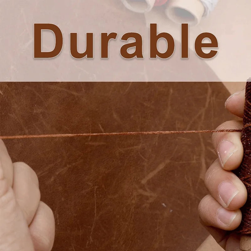30m 0.8mm Leather Sewing Waxed Thread String Sewing Leather Hand Wax Stitching DIY Thread for Case Arts Crafts Handicraft Tool
