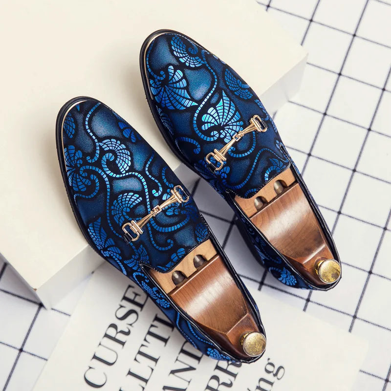 Italian Leather Shoes Men Dress Loafers Brand Business Formal Shoe Slip on Mocassins Barber Wedding Party Shoe Sapato Social
