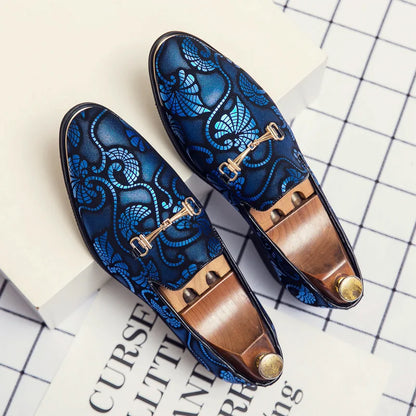 Italian Leather Shoes Men Dress Loafers Brand Business Formal Shoe Slip on Mocassins Barber Wedding Party Shoe Sapato Social