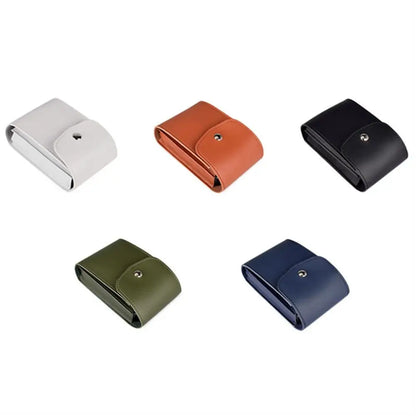 Notebook Accessories PU Leather Digital Storage Bag Portable Data Cable Bag Data Line Pack Laptop