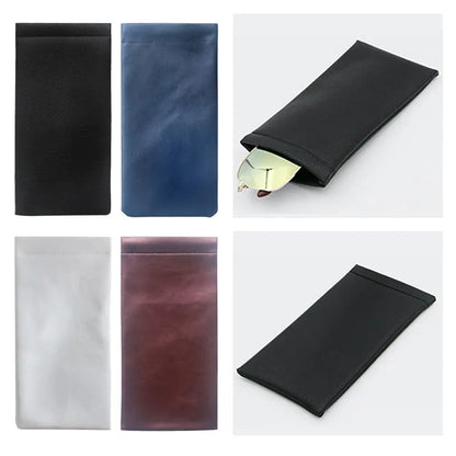 PU Leather Sunglasses Glasses Bag Reading Case Sun Glasses Pouch Unisex Simple Eyewear Storage Bags Accessories