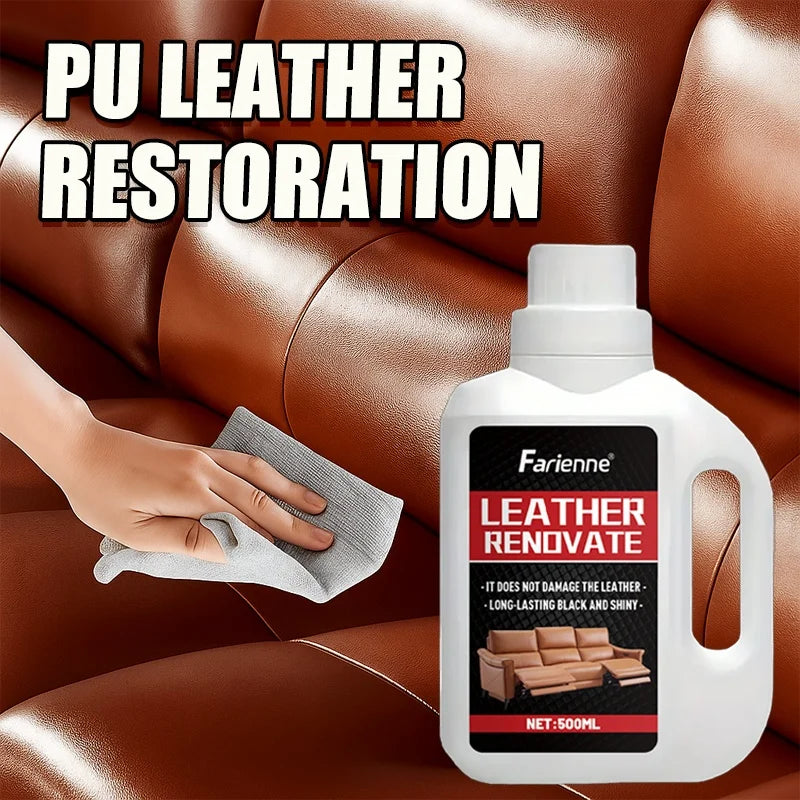 500ML Leather Care Cream, Restores Various Leathers, Car Seats, Sofas,Jackets,Shoes,All Colors Bags,Leather Clothing Maintenance