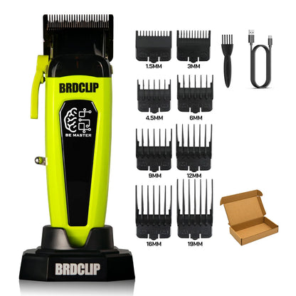 BRD 106 107 609 BRDCLIP Professional Electric Hair Clipper Hair Trimmer DLC Blade with Base 7500RPM 8000RPM 7000RPM Barber Set