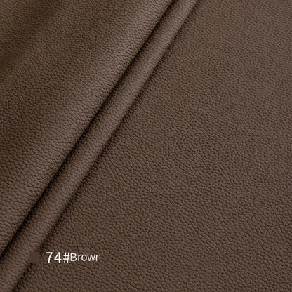 Litchi Textured PU Leather Fabric Thickened for Sofa Car Seats Designer Handmade Diy Sewing Material Cloth By The Meter