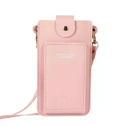 Women Bags Soft Leather Wallets Touch Screen Cell Phone Purse Crossbody Shoulder Strap Handbag For Female Cheap Women's Bags