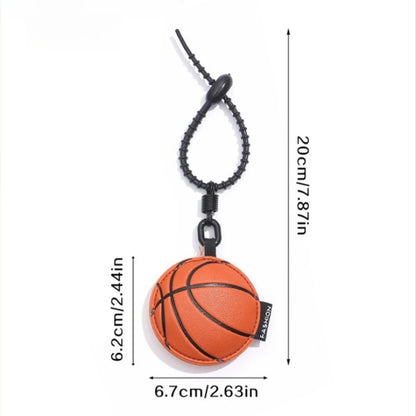 Leather Football Keychain Baseball Basketball Volleyball Leather Pendant Ladies Bag Accessories Car Key Pendant