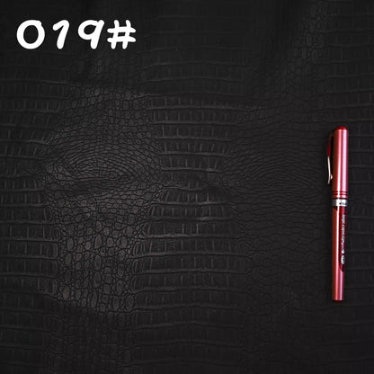 Thickened Crocodile Grain Leather Fabric Handmade DIY PU Leather Background Decoration Clothing Home Textile Cloth Sewing