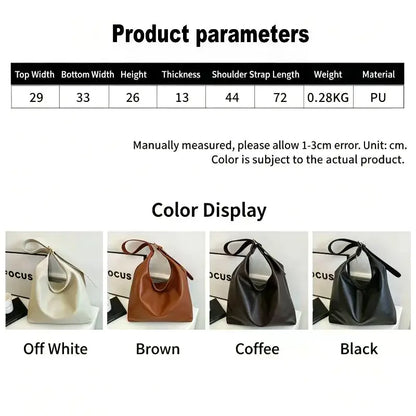 Fashion Leather Tote Bag For Women Trend Female Simple Large High Capacity Shoulder Bag Women Handbags Messenger Bags