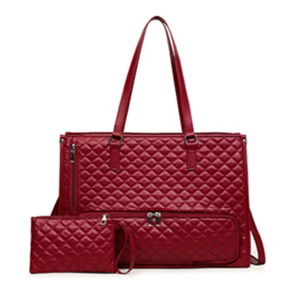 2-in-1 Laptop Lunch Tote Bag Shoulder Strap 15.6inch Multifunctional Laptop Handbag Large Lunch Box Portable Laptop Bags