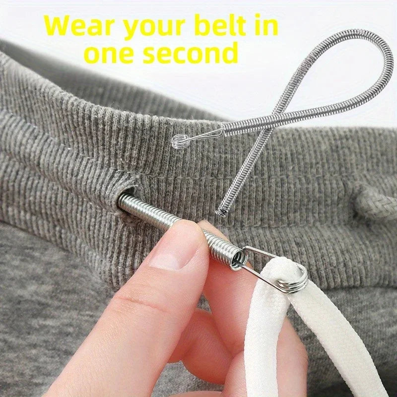 Universal Spring-Loaded Threader - Easy Rope & Elastic Insertion for Sewing, Waistbands & Crafts | Durable Sewing Tool