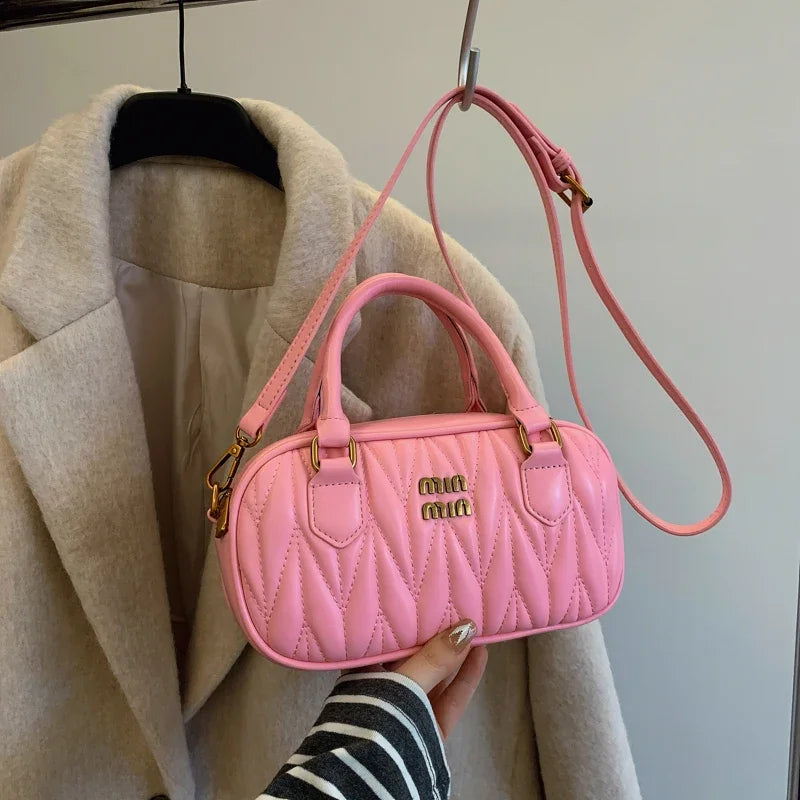 Women Luxury High End Leather Elegant Fashion Shoulder Bag Designer Classic Tote Handbag For Urban Commuter Lifestyle Wear