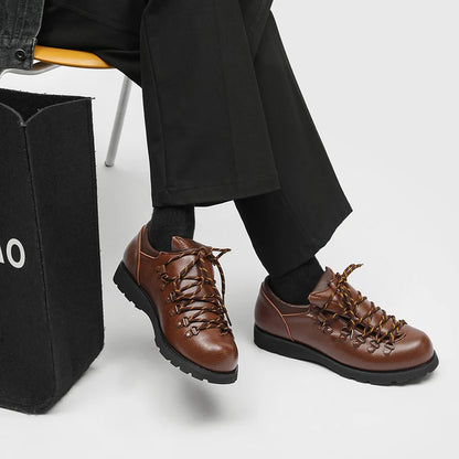 Men's Fashion Leather Shoes Classic luxury designer style Work Office Outdoor Hot selling trendy young shoes Handsome New