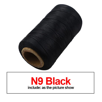 260M 150D Thickness Waxed Thread For Leather Waxed Cord For Diy Handicraft Tool Hand Stitching Thread Flat Waxed Sewing Line