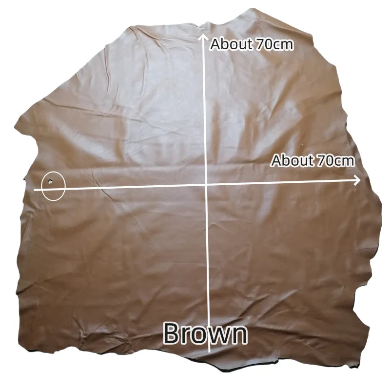 0.7mm Brown Sheepskin.First Layer Leather.Real Leather Fabric.Handmade DIY For Leather Clothing.Leather Skirt.Whole Sheepskin
