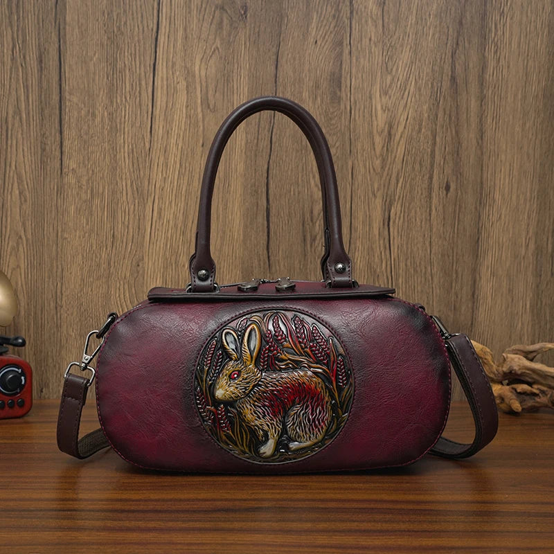 Luxury Designer Handbag Women Shoulder Bag Classic Retro Handbag 3D Oval Torebki Gift Pack Simulated Leather Small Crossbody Bag