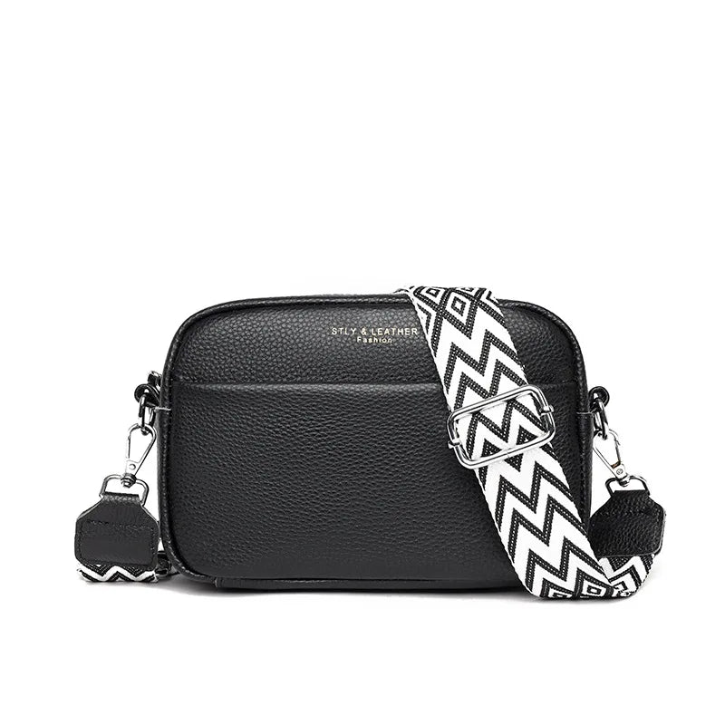 Genuine Leather Handbag For Women Crossbody Bag Cowhide Fashion Shopping Daily Casual Zipper Female Shoulder Bag to Lady gift