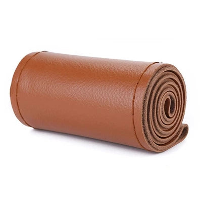 DIY Soft Fiber Leather Steering Wheel Covers Universal braid Car steering-wheel With Needles And Thread Interior accessories