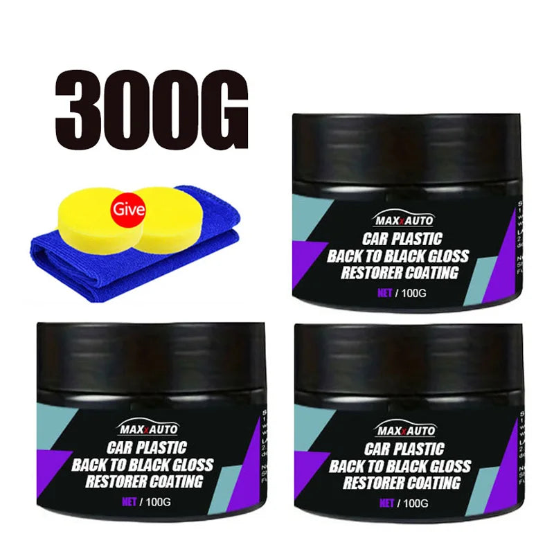 Car Universal Leather and Plastic Repair Polishing Wax Automotive interior reconditioning cream for leather/plastic/rubber care