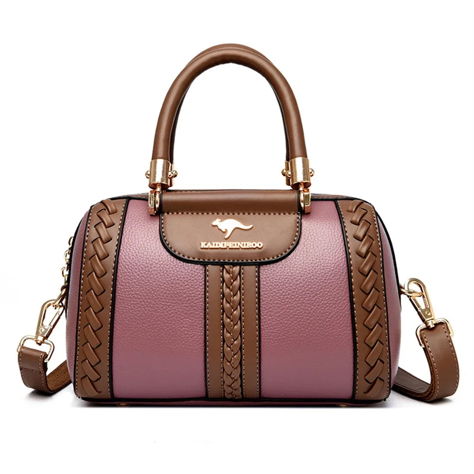 High Quality Leather Purses and Handbags for Women Luxury Designer Shoulder Crossbody Bag New Ladies Messenger Bags Sac A Main