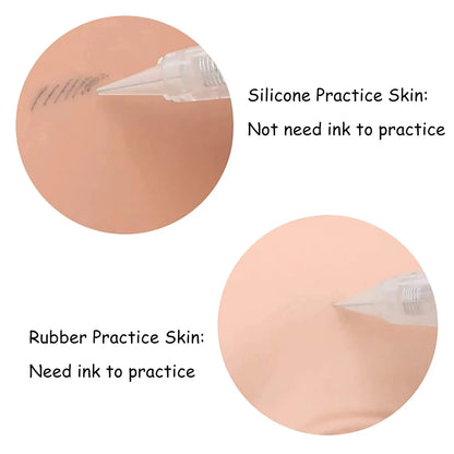 20/10/5/3/1PCS Tattoo Practice Skin Blank Fake Tattoo Skin Synthetic Leather for Permanent Makeup Tattoo Beginner Exercise Tool