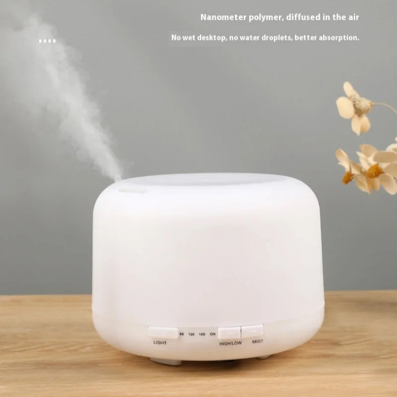 500ML Air Humidifier Essential Oil Diffuser Aroma Diffuser With Colorful Night Lights USB Humidifier Mini-Size Humidifier