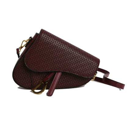 Women's Leather Luxury Crossbody Handbag Elegant Classic Designer Shoulder Tote Bag For Stylish Daily Wear