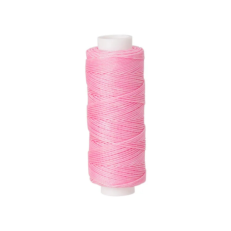 1pc Round Wax Thread 50 M 0.45mm Wax Rope Diy Handmade Material Leather Sewing Thread Polyester Wax Thread