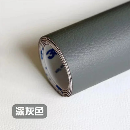 PU Artificial Faux Leather Self-adhesive Fabric for Upholstery Interior Car Seats Patches Bags Furniture Leatherette Fabrics