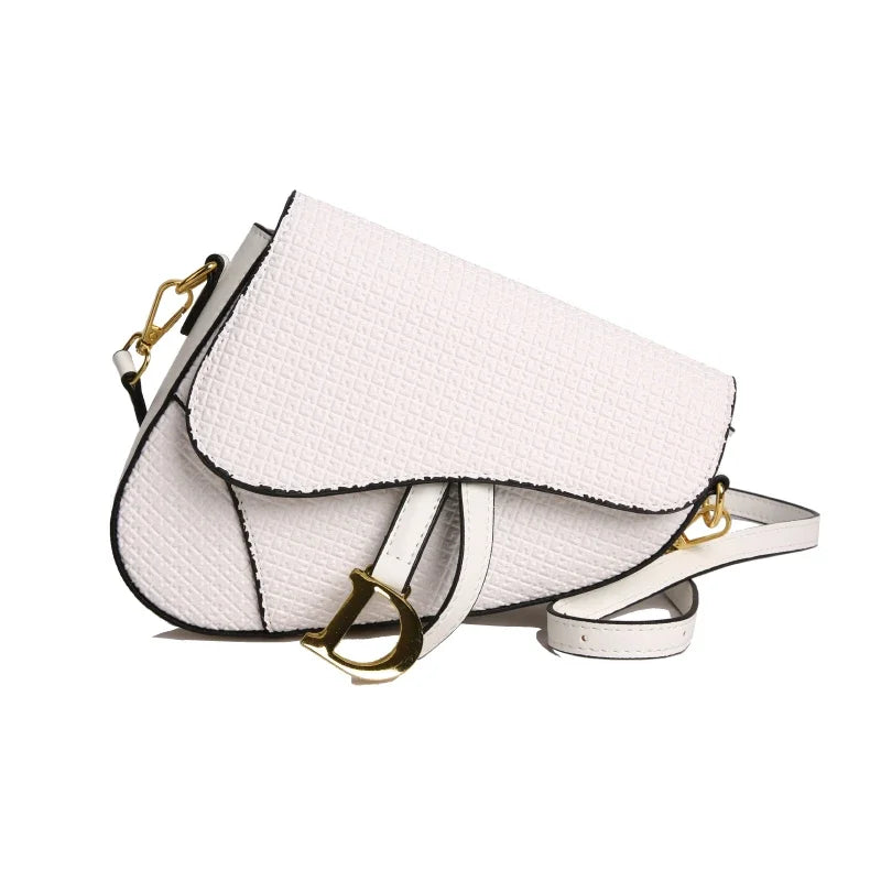 Women's Leather Luxury Crossbody Handbag Elegant Classic Designer Shoulder Tote Bag For Stylish Daily Wear