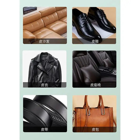 50ml Leather Paint Shoe Cream Coloring for Bag Sofa Car Seat Scratch Brown Leather Dye Repair Restoration Color Change Paint
