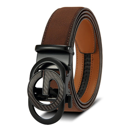 Men Leather Belt Automatic Buckle High Quality Male Leather Strap Luxury Jeans for Men Men Accessori
