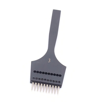 Leather Punch Tool Sharp Head Replaceable Pricking Iron Removable Round Hole Punch DIY Leather Craft Chisel 4 Size Available