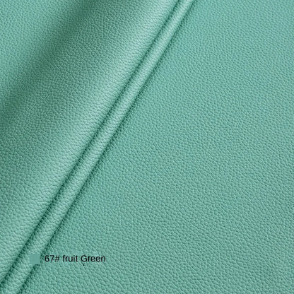 Litchi Textured PU Leather Fabric Thickened for Sofa Car Seats Designer Handmade Diy Sewing Material Cloth By The Meter