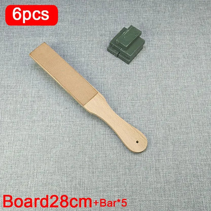 Leather for Knife Sharpening with Polishing Compound - Double Sided Stropping Leather : Knife for Wood Carving and Woodworking.