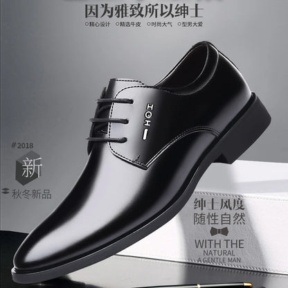Men's New Business Leather Shoes Soft Soled Work Footwear Outdoor Non Slip Formal Shoes Fashion Casual Male Shoes Zapatos Homme