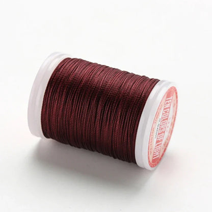 Waxed Thread For Leather DIY Accessories Leather Craft Sewing Thread Round Waxed Thread Polyester Cord Wax Coated Strings