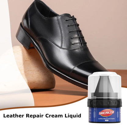 Leather cream leather care agent 50ml leather shoe care cream colorless shoe wax car leather care and interior cleaner