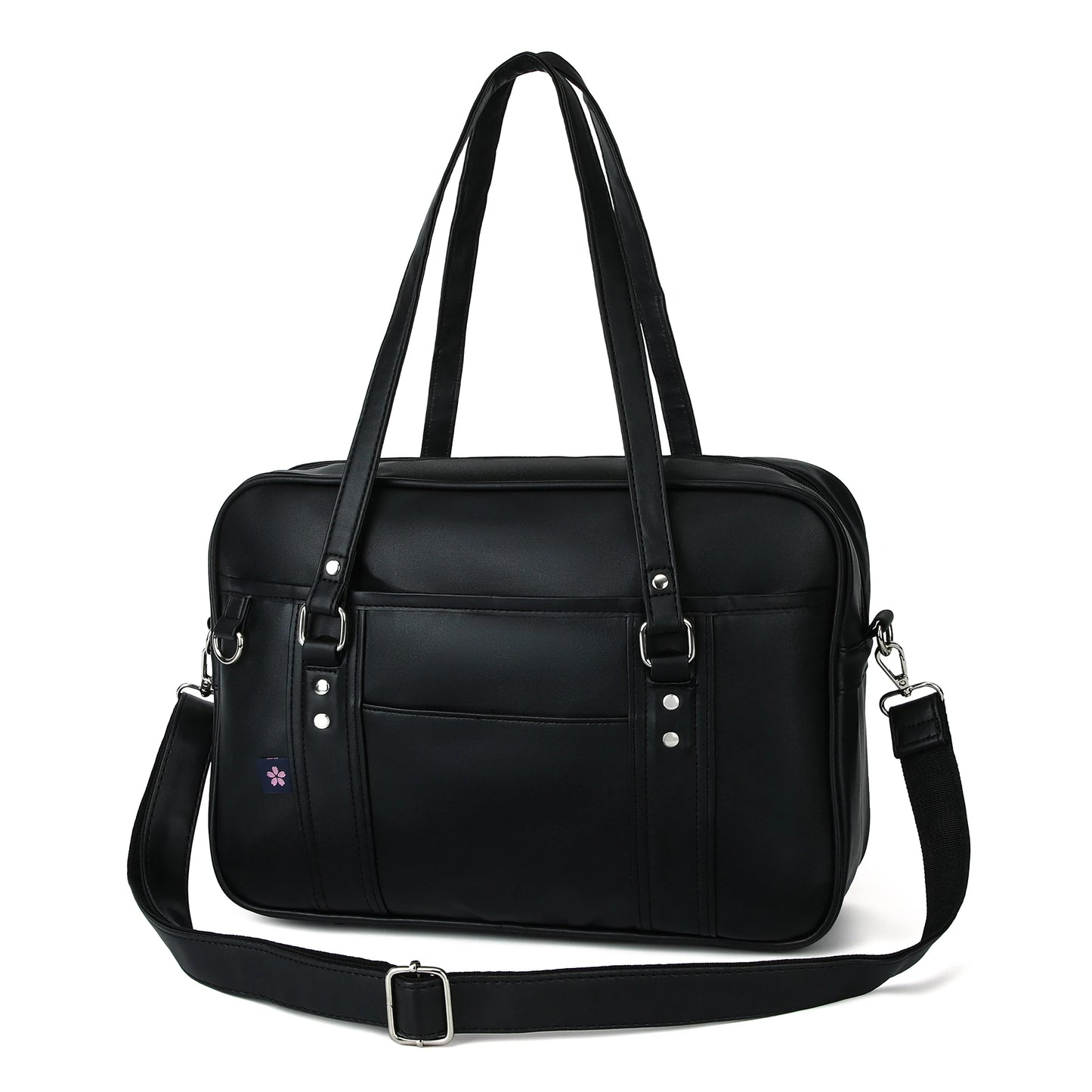 Briefcase High Students Bag Schoolbags Shoulder Bags 14-16 Inch Laptop Bag's Messenger Bags Office Handbag PU Leather Tote Bag