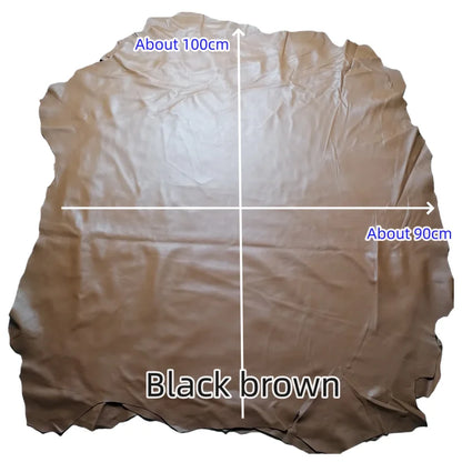 0.7mm Brown Sheepskin.First Layer Leather.Real Leather Fabric.Handmade DIY For Leather Clothing.Leather Skirt.Whole Sheepskin